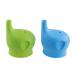 Acorn Baby Silicone Sippy Cup Lids That Fit Any Cup  2pk - Blue and Green Reusable Sippy Cup Stretch Lid  Spill Proof Blue/Green