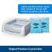 PetSafe ScoopFree Premium Crystal Cat Litter - 8.6 lb Total - 5x Better Odor Control - Non-Clumping Formula - Low Tracking & Dust - Original Blue - Buy Online on GoSupps.com
