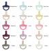 Sweet Child Soothie Pacifiers 0-6 Months - Set of 6 Silicone Binkies with Collapsible Handle and Air Holes - Woodlands Theme - Best Newborn Pacifiers for Boys or Girls - Buy Online on GoSupps.com