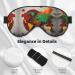 World Map Made of Spices Print Double-Sided Eye Mask Soft and Light Blocking for Enhancing Sleep Quality - Buy Online on GoSupps.com