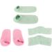 Qukaim Heels Moisturizing Socks Moisturizing Gel Heel Sleeves Exfoliating Heels Moisturizing Socks Set Nourishing Spa Socks Improves Roughness and Skin Rejution - Buy Online on GoSupps.com