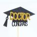 Black Glitter Congrats Doctor Cake Toppers - Future Doctor Cake Decor - 2023 Medical Doctor Graduation Party Decorations Supplies - Buy Online on GoSupps.com