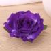 Solustre Rose Flower Hair Clips Brooch Artificial Big Rose Hairpin Pin up Flower Brooch for Women Girls Party (Grape Purple) - Buy Online on GoSupps.com