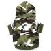 smalllee_lucky_store Shirts for Dogs Small Dog Clothes for Boys Camo Hoodie Shirt Green M Mini-M(Chest:42cm Back:28cm) Green