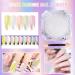 White Pearl Chrome Nail Powder - Shiny & Fine Glitter for Long-lasting Nail Art Decorations - Buy Online on GoSupps.com