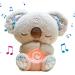 Koala plush toy for relieving anxiety koala to relieve anxiety plush toy for breathtothiners relaxing koala plush toys with light and music for sleeping partners (23 cm)