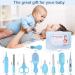 RoseFlower 9 in 1 Baby Healthcare & Grooming Kit - Nursery Care Set for Newborns, Infant Boys & Girls - Includes Toothbrush, Nail Clipper, Nose Cleaner, Nasal Aspirator - Baby Essentials - Buy Online on GoSupps.com