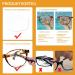 Buy Cojwis 5 Pack Blue Light Filter Reading Glasses for Men & Women - Anti-Tiredness UV Protection (2.5x) - Perfect for Work & Leisure - Buy Online on GoSupps.com
