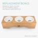 Navaris Porcelain Cat Bowls - Set of 3 for Food and Water - Replacement Bowls for Elevated Feeding Station Style 3 - Buy Online on GoSupps.com