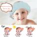 Adjustable Baby Shower Hood - Shell-Shaped Hair Wash Protector Visor for Children | Shampoo Shield for Eyes Ears & Face | Blue - Buy Online on GoSupps.com