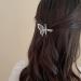 Yzurbu 6pcs Butterfly Hair Clips - 3D Metal Moving Wings Hair Barrettes for Women and Girls (Silver) - Buy Online on GoSupps.com