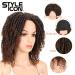 Short Dreadlock Wig for Black Women - 6 Inch Short Curly Synthetic Wig (T1B/30) - Pack of 1 - Buy Online on GoSupps.com