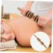 Buy Minkissy 3-Piece Six-Wheel Wood Massager - Neck Shoulder Foot & Abdominal Massage Device | Handheld Manual Massage Tools for Ultimate Relaxation - Buy Online on GoSupps.com