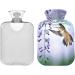 Naanle Lavender Hot Water Bottle - 1L Transparent Bottle for Menstrual Cramps Pain Relief & Heat Therapy - International Shipping Available - Buy Online on GoSupps.com