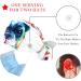 Watercolor French Bulldog Scrub Caps: Bouffant Working Hat with Ponytail Holder 2PCS - Pattern 01 - Buy Online on GoSupps.com