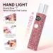 Buy Handheld UV Light for Gel Nails - Mini 3W Portable LED Lamp Cordless & Rechargeable for Fast Curing | Home DIY Manicure in Pink Diamond - Buy Online on GoSupps.com