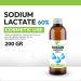 Lactate de sodium 60% - 200 gr - Utilisation Pour les savons en pain il est utile de produire un pain plus dur qui dure plus longtemps | Un excellent additif 200 g (Lot de 1) - Buy Online on GoSupps.com