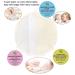 12pcs Bamboo Nursing Breast Pads w/ Laundry Bag - Contoured Leak-Proof Breastfeeding Nipple Pad for Maternity, Reusable Nipple Covers for Breastfeeding - Pastel Touch, 4.5 inch - Buy Online on GoSupps.com