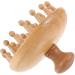 Fomiyes Wooden Massage Comb for Women | Beech & Bamboo Wide Tooth Hair Comb for Scalp & Hair Care - Buy Online on GoSupps.com