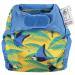 Close Pop-in Premium Bamboo Newborn Cloth Nappy - Soft Absorbent Reusable with Parrot Print and Secure Aplix Fastener Parrot Reusable Cloth Nappy