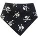 Spoilt Rotten Pets S3 Medium Black Jolly Roger Pirate Skull Design Dog Bandana Suitable For Labradors Staffies & Springer Spaniels Sized Dogs - Buy Online on GoSupps.com
