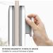 LTLJX Magnetic Window Cleaner Double Sided Outside Window Cleaner Tool with Comfortable Handle Wiper for High-Rise Glass Or Fish Tanks Glass Thickness 18 to 30mm - Buy Online on GoSupps.com