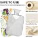 NAANLE Watercolor Cheese Grapes Hot Water Bottle - 1L Transparent Bed & Body Warmer for Pain Relief & Heat Therapy - Buy Online on GoSupps.com