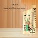 Compact Sauna Thermometer - Wall Hanging Design Accurate Temperature Meter (0-140 ) for Sauna Rooms - Buy Online on GoSupps.com