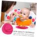 TOYANDONA Silicone Whale Plate - Child Red Toddler Board 31.5x23.5cm | Suction Bowl & Food Container - Buy Online on GoSupps.com