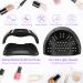 Professional 160W UV LED Gel Nail Lamp for Salon and Home Use - Pink - Buy Online on GoSupps.com