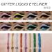 8 Colors Liquid Glitter Eyeliner Set - Metallic Sparkly Colorful Glitter Gel Eyeliner Pen Pack - Glitters for Eyes - 8 Count - Buy Online on GoSupps.com