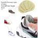 TSHAOUN Heel Cushion Pads - 6 Pairs, Prevent Grind Feet, Self-Adhesive Inserts for Women Men - Black Gray Beige - Buy Online on GoSupps.com