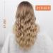Lativ Blonde Ombre Wig with Bangs | Long Wavy Curly Heat Resistant Synthetic Wig for Women - Perfect for Daily & Party Use - Buy Online on GoSupps.com