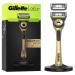 Gillette Labs Men's Razor Limited Edition with Exfoliating Bar Cleans Skin Before Blades 5 Sharp Blades For Close Shave W