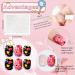 Kalolary Kids Rainbow Press-On Nails 4 Box Set with Nail Glue & Stickers | Short & Full Cover Artificial Nail Tips for Girls - Buy Online on GoSupps.com