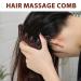Healvian M-Shaped Wooden Massage Comb - Natural Bamboo Wide Tooth Hairbrush for Scalp Care - 10.50x5.00cm Brown - Buy Online on GoSupps.com