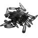 XCZYN 40 Pcs Snap Hair Clips Matte Finish Black Color Anti-slip Snap Clip Hair Accessories Metal Barrettes for Women Little Girls Lady Hair Styling (40 Pieces Black) 1 count (Pack of 40) Black - Buy Online on GoSupps.com