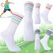 Buy Utensilsto 3 Pairs Women's Tennis Socks | Retro Long White Sports Socks for Ladies | International Shipping Available - Buy Online on GoSupps.com