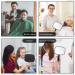 Qunclay 10 Pcs Large Hand Mirror - Black Handheld Mirror for Barber, Vanity, Makeup & Travel - 7.3'' x 10.3'' - Distortion-Free Reflection - Buy Online on GoSupps.com