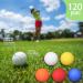 120 Pack Foam Golf Practice Balls - Realistic Feel, Limited Flight Training Balls for Indoor/Outdoor Use - Multi Colored Soft Balls for Golf Parties - Buy Online on GoSupps.com