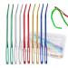 Yarn Needles Tapestry Needle for Crochet - 10 PCS Large Eye Darning Needle for Sewing Blunt and Curved Tapestry Needle for Knitting Weaving Stitch Supplies with Plastic Storage Case - YAWALL