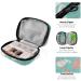 Pfrewn Kawaii Axolotl Pill Organizer Case - 7 Day Travel Pill Box & Zipper Pouch for Vitamins & Supplements - Buy Online on GoSupps.com