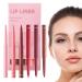 Generisch Set of 6 lip pencils - Waterproof lip gloss - Long-lasting matte lipstick for shaping and sculpting lips