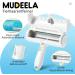 Mudela Animal Hair Remover | Self-Cleaning Lint Roller for Dog & Cat Hair | Effective on Carpets Furniture Clothing and More - White & Blue - Buy Online on GoSupps.com