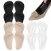 Gel Arch Support insoles for the foot vault 6 pairs of flatfoot correction shoe for pain relief shoe cushion for flat feet for plantar fasciitis one size 2 black 2 transparent 2 beige