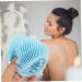 3pcs Double Sided Bath Brush Set - Baby & Body Silicone Scrubber - Buy Online on GoSupps.com