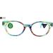 Versailles Premium Reading Glasses - Stylish Round Optical Frames Light Blue Floral | High-End Readers +1.25 to +3.50 | International Shipping Available - Buy Online on GoSupps.com