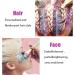 MEICOLY Mermaid Body Glitter - Intense Makeup and Hair Accessories for Concerts, Festivals, and Raves - Chunky Gel Glitter for Eye, Lip, and Nail - Sparkling White Glitter for Women - Buy Online on GoSupps.com