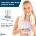3 Pack Respiratory Exercise Devices with 3 Sized Steel Balls - Strengthen Throat Muscles and Expel Mucus - Adjustable Gears for Different Resistance - Buy Online on GoSupps.com
