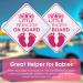 Amabro Little Princess on Board Car Warning Signs 2pcs - Pink Safety Bumper Sticker Set - Buy Online on GoSupps.com